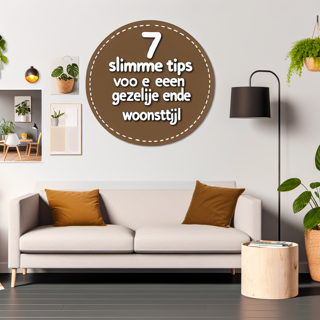 7 Slimme Tips voor een Gezellige en Praktische Woonstijl