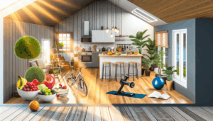 Gezond leven in een gezellig huis