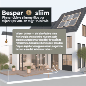 Bespaar Slim: Financiële Slimme Tips voor een Stijlvol Huis